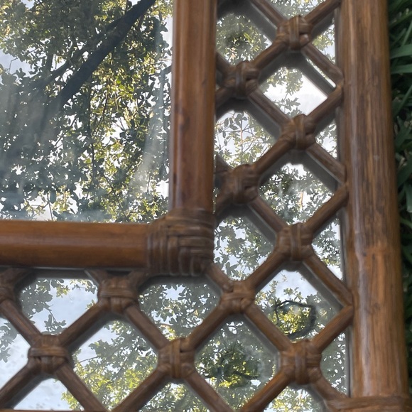 Bamboo Lattice mirror - Picture 10 of 15